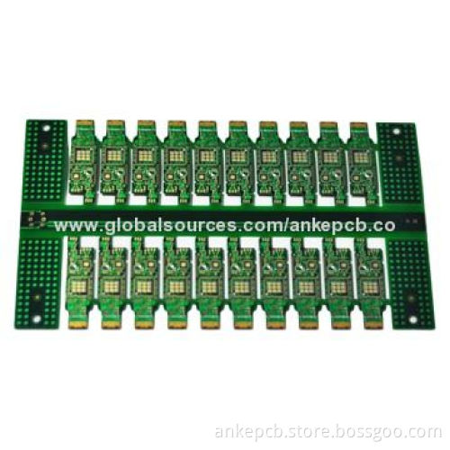 6-layered PCB with Hard Gold Fingers, Impedance, Strict Tolerance for Thickness and Size